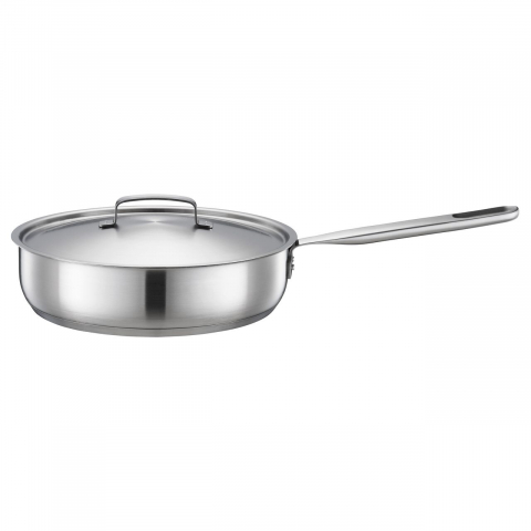 Menaj - Tigaie cu capac, din otel inoxidabil, antiaderenta, Fiskars All Steel, Ø 26 cm