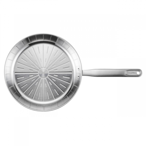 Tigaie din otel inoxidabil, fara acoperire antiaderenta, Fiskars All Steel Pure, Ø 28 cm [2]