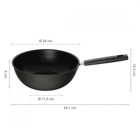 Tigaie Wok Hard Face 28cm, 4,5L [1]