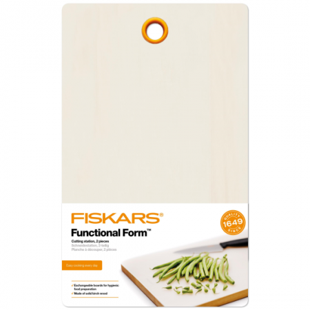 Menaj - Tocator din lemn de mesteacan Fiskars Functional Form, 2 piese
