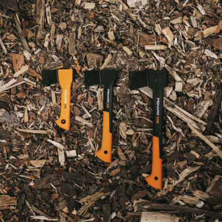 Topor pentru camping Fiskars X7, XS, 385 mm, 640 g [10]