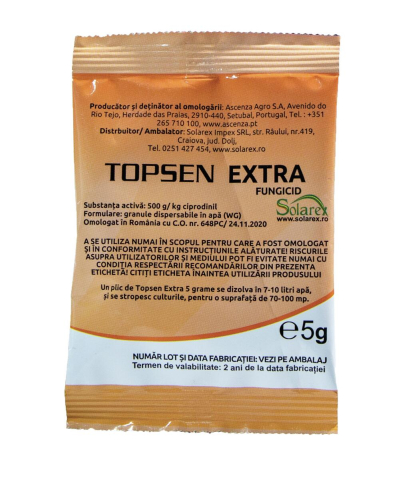Fungicide - Topsen Extra, 5 g, fungicid
