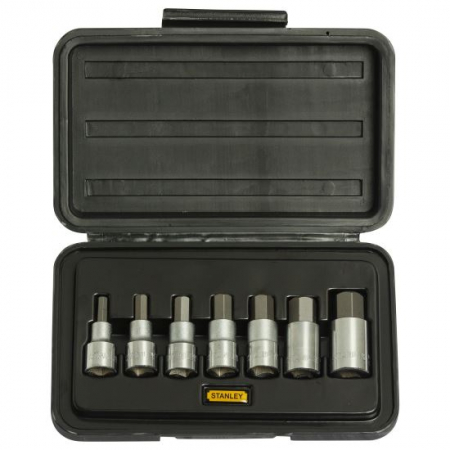 Unelte & Bricolaj - Trusa fr 7 chei tubulare cu cap imbus Stanley, 1-89-099, 1/2"