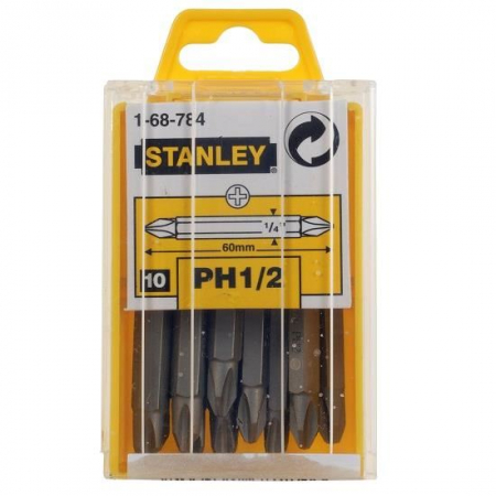 Unelte & Bricolaj - Varf dublu Stanley PH1+PH2, 1/4"