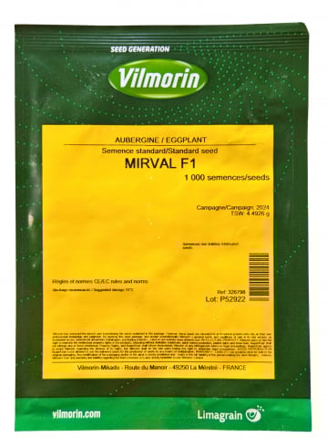 Seminte de Legume - Mirval F1, seminte de vinete