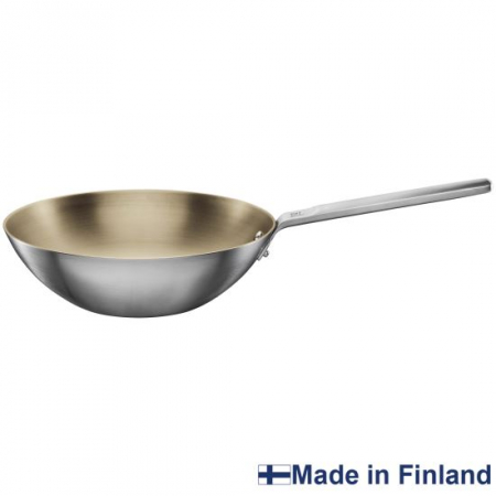 Tigai - Wok din inox Fiskars Norden, Ø 28 cm