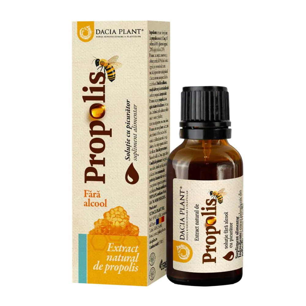 TINCUTURA PROPOLIS FARA ALCOOL CU PICURATOR 20ML [1]