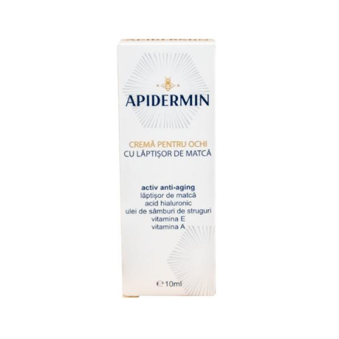 Crema fata - APIDERMIN CREMA PENTRU OCHI COMPLEX ANTIAGING 10ML