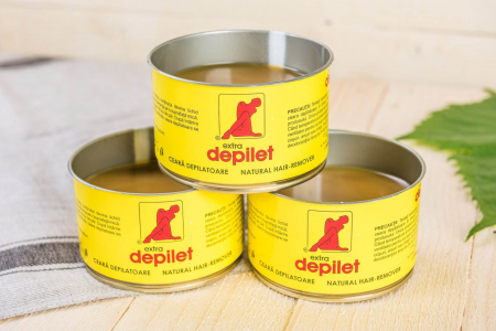 Cosmetice & Produse ingrijire personala - CEARA DEPILATOARE RECICLABILA DEPILET 350ML