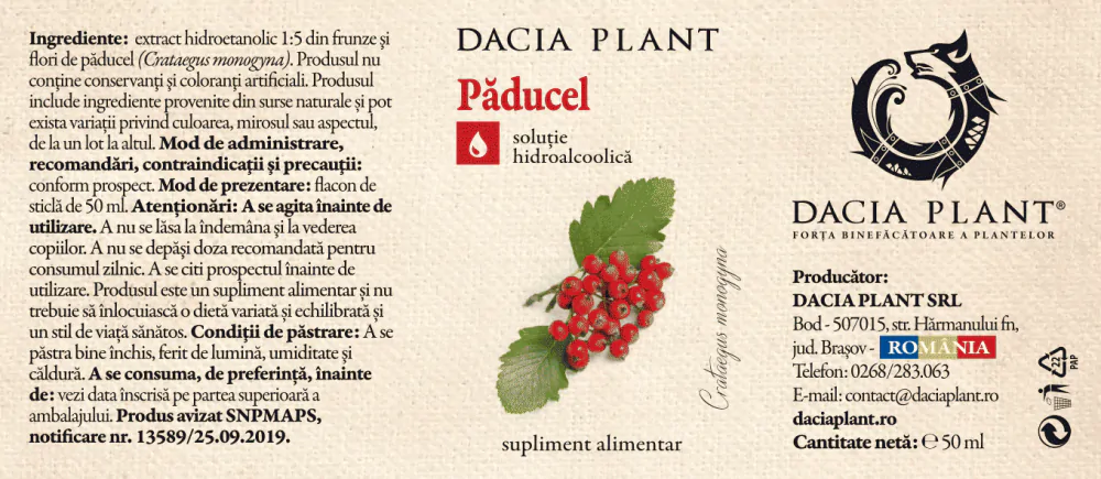 TINCTURA PADUCEL FARA ALCOOL 50ML [1]