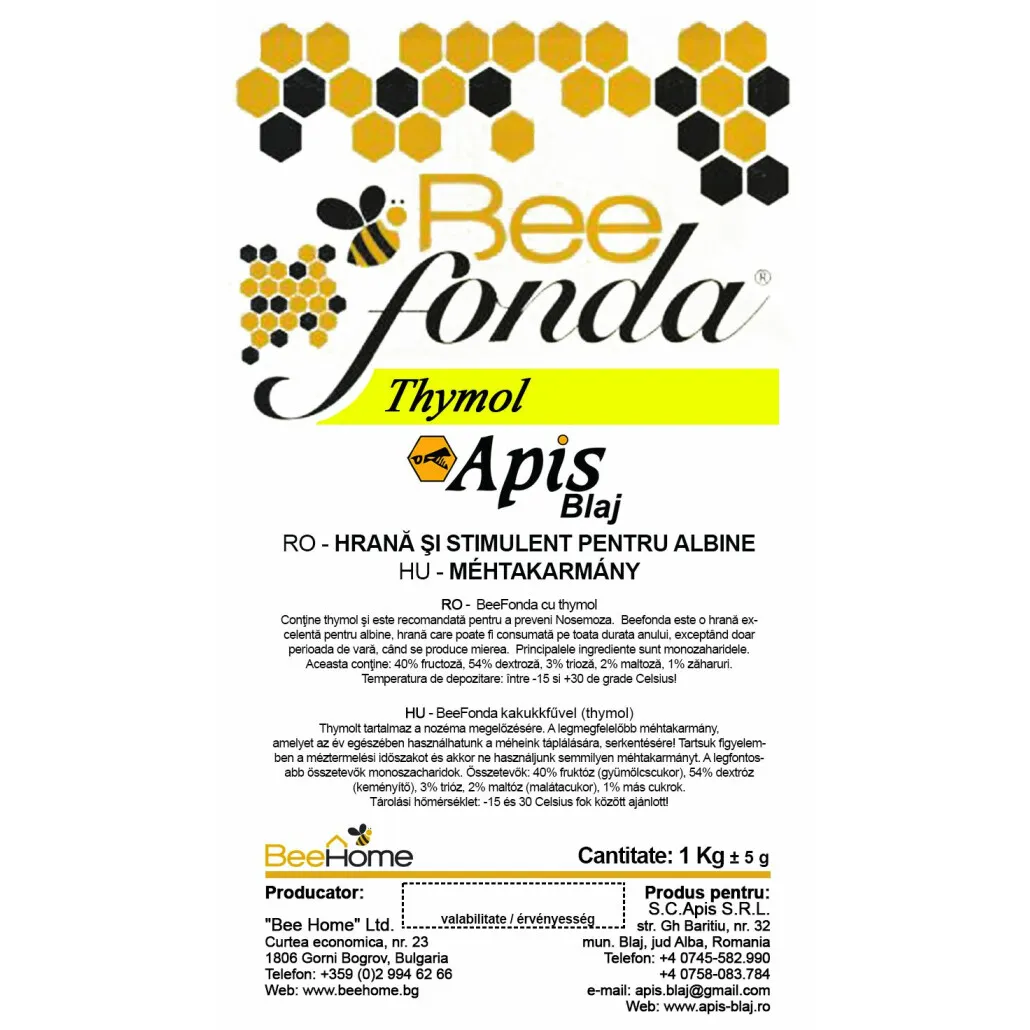 Hrana - TURTA BEE FONDA CU THYMOL