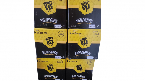 TURTA HONEY BEE PRO HIGH PROTEIN 0,5KG CU ApiBoost Pro [1]