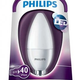 Bec LED Philips - LEDcandle 6W E14 230V B39 alb-cald [2]
