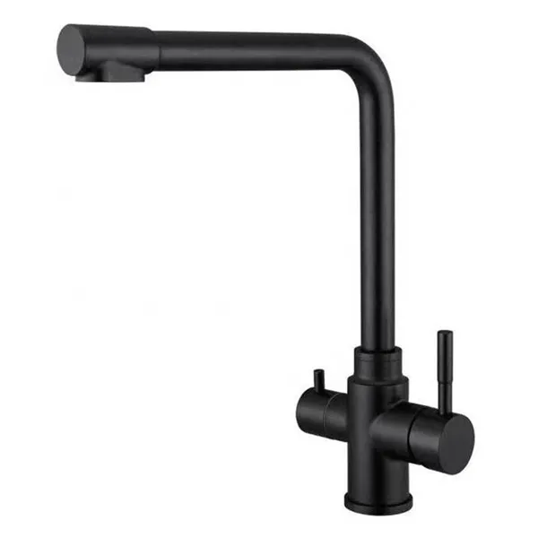 Baterie neagra cu 3 cai design modern pentru sistemele de filtrare