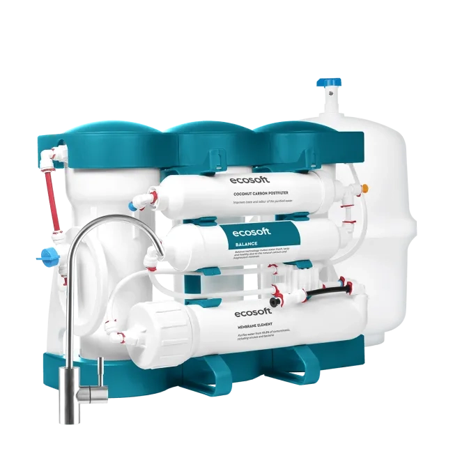 Purificator cu osmoza inversa Ecosoft P URE Balance Acasă şi la Birou aqualine.ro/ Purificator cu osmoza inversa Ecosoft P URE Balance Acasă şi la Birou aqualine.ro/