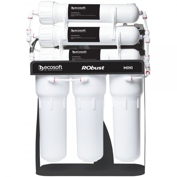 Sistem de filtrare al apei cu osmoza inversa Ecosoft flux direct Robust Mini aqualine.ro/