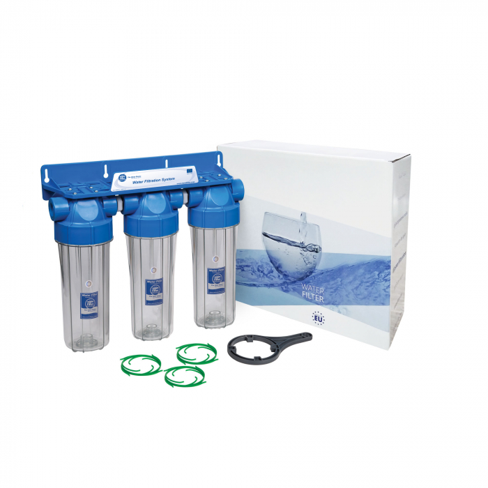 Sistem de filtrare Triplex 10 in 3 etape Aquafilter FHPLCLx-D-TRIPLE apa