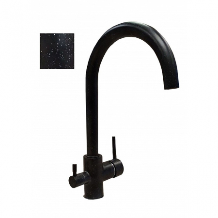 Baterie cu 3 cai model Clasic Negru  Granit Krausen [1]