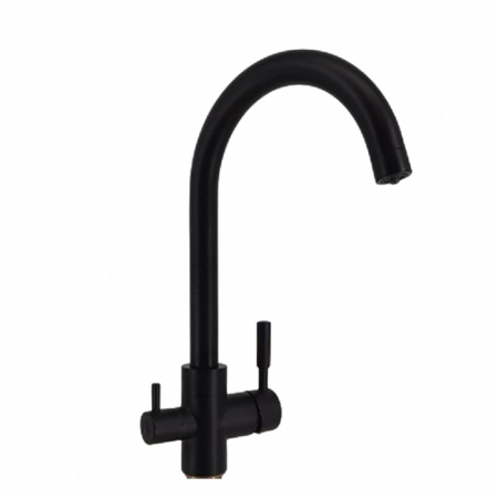 Baterie cu 3 cai model Clasic Negru  Granit Krausen [0]