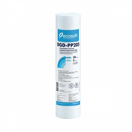 Cartuse clasice 10" - Cartus filtrant dual polipropilena 10" Ecosoft pentru eliminarea sedimentelor