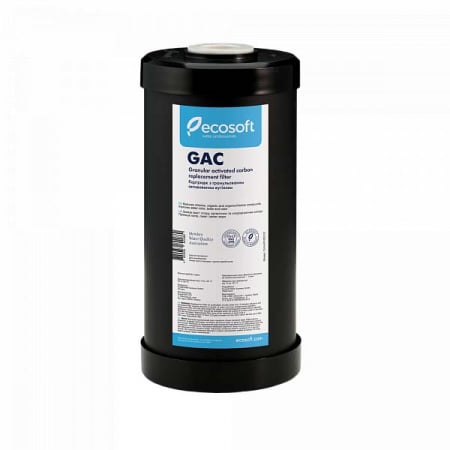 Cartuse Big Blue 10" - Cartus filtrant Carbune Activ Granular BigBlue GAC 4,5 "X 10" Ecosoft