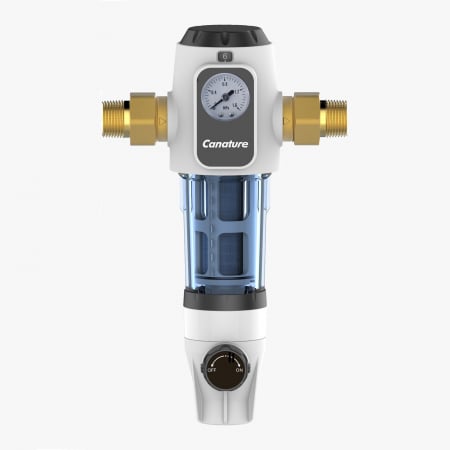 Filtre speciale - Prefiltru apa Canature cu sita inox si manometru din seria M