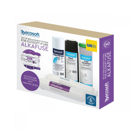 Seturi de cartuse - Set 5 filtre de schimb Osmoza Inversa Ecosoft cu Alcalinizare