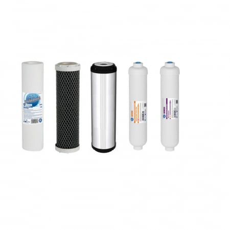 Filtre In-Line - Set 5 filtre de schimb purificator cu osmoza Aquafilter RO5 Advance