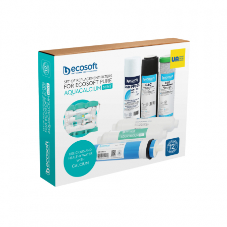 Seturi de cartuse - Set 6 filtre de schimb Osmoza Inversa Ecosoft AquaCalcium
