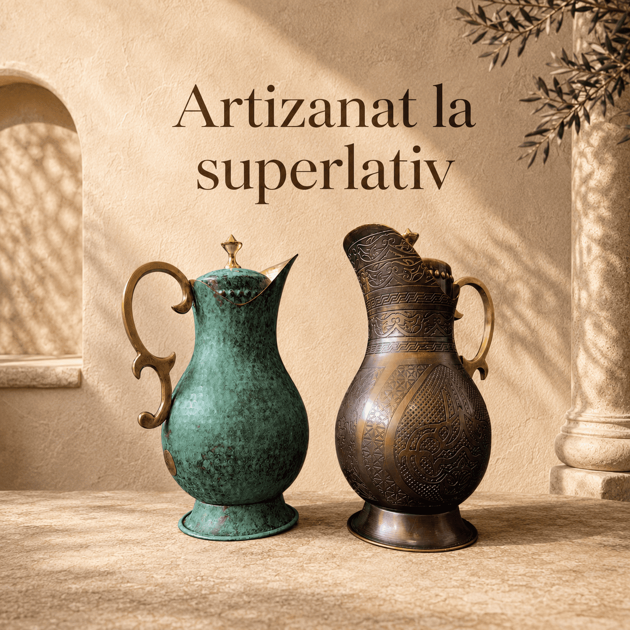 Carafe din cupru