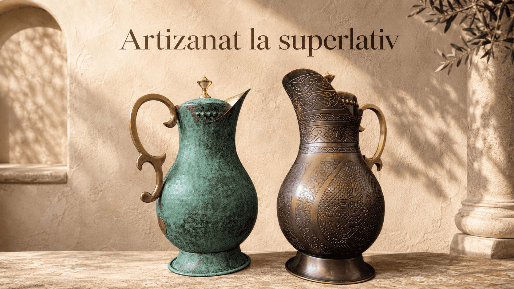 Carafe din cupru