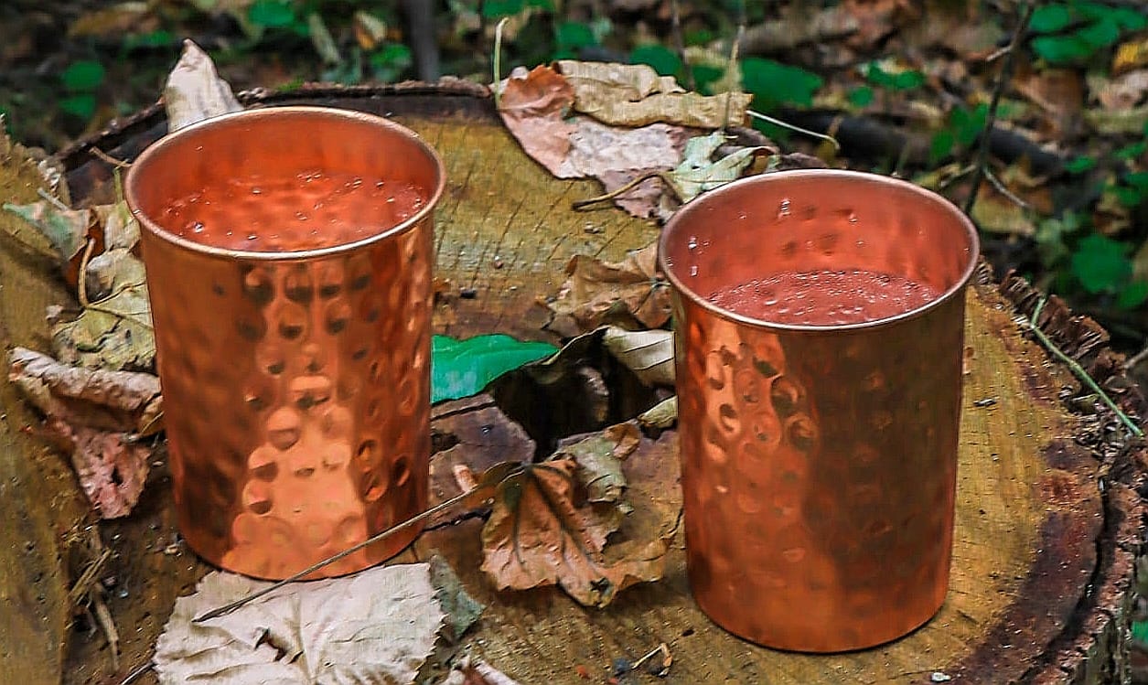 Studies support the use of copper water bottles!