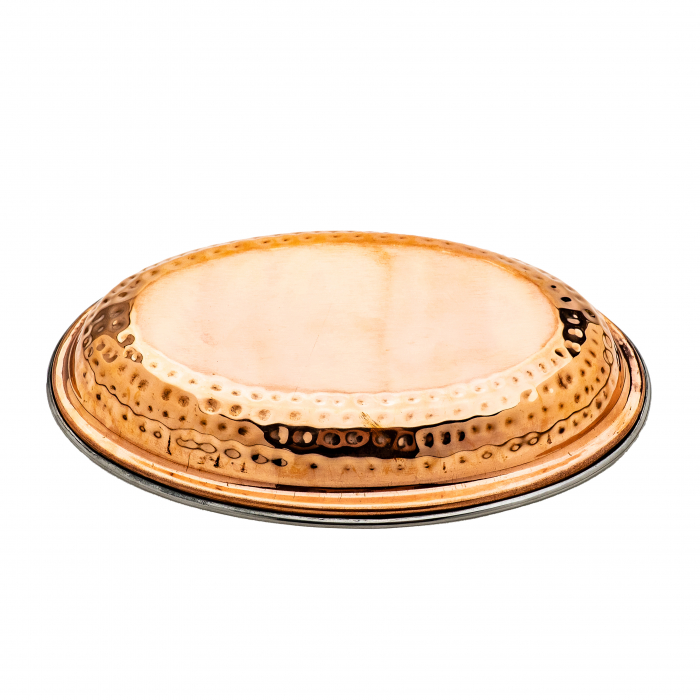 Copper oval tray