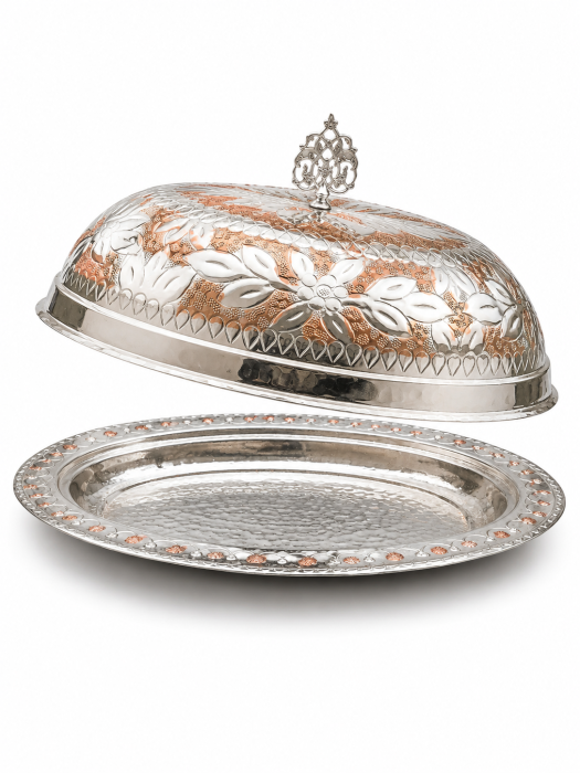 Platou Royal din Cupru Nichelat 42 cm [3]