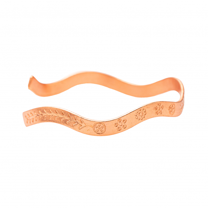 Waves copper bracelet [3]