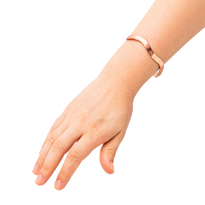 Waves copper bracelet [4]