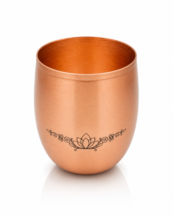 Pahar din cupru Lotus 380 ml [2]