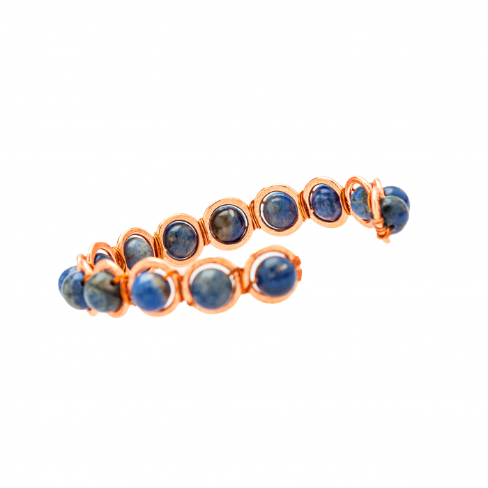 Bratara din cupru Blue Orbit [2]