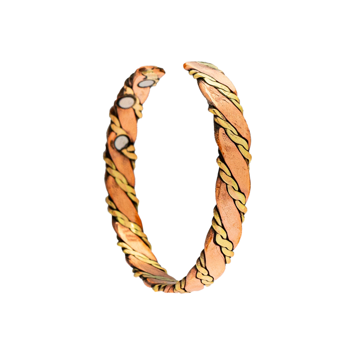 Brățară din cupru și alamă împletită [4]