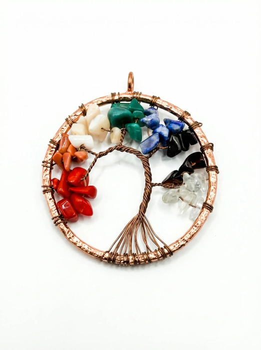 Pandantiv din cupru Arborele Vieții [3]