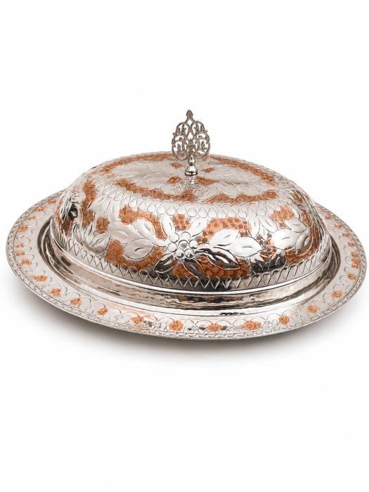 Platou Royal din Cupru Nichelat 42 cm [4]