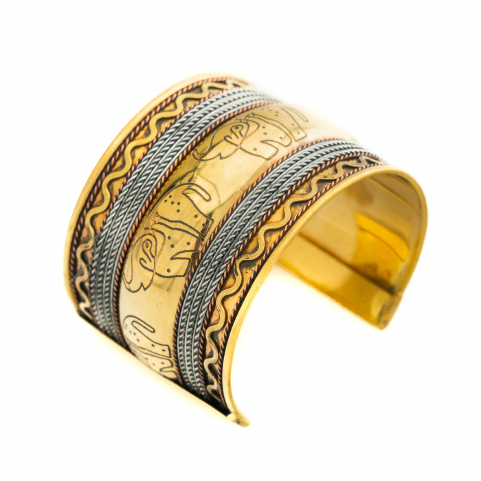 Elephant brass bracelet [3]
