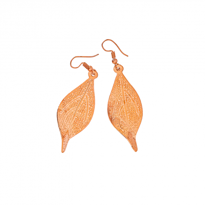 Leaf copper earings [2]