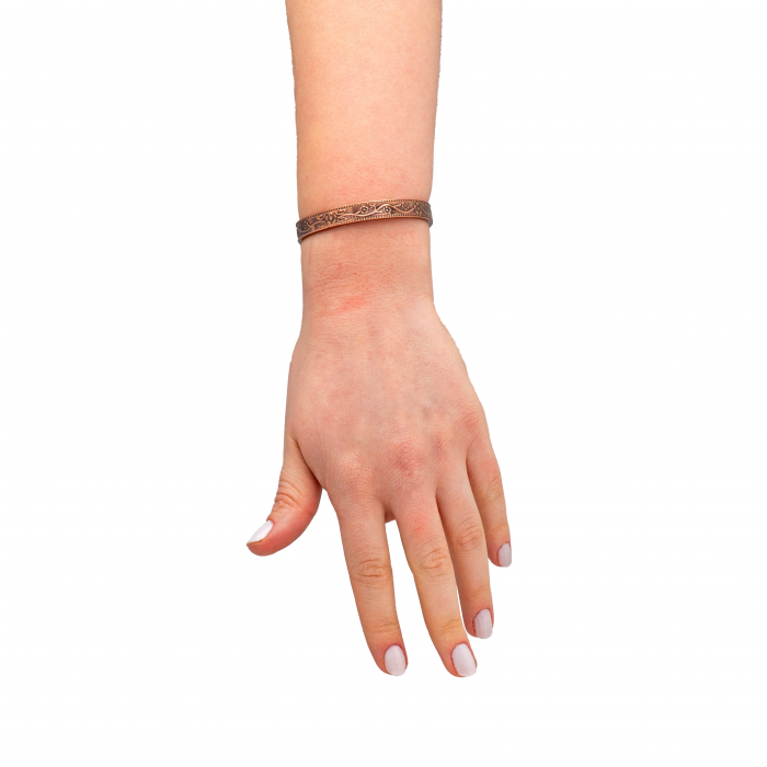 Copper bracelet Flower II [4]