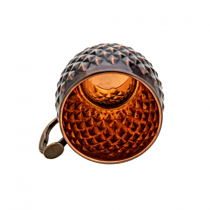Antique diamond copper mug [4]