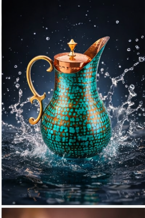 Carafa din cupru Bull Jug [10]