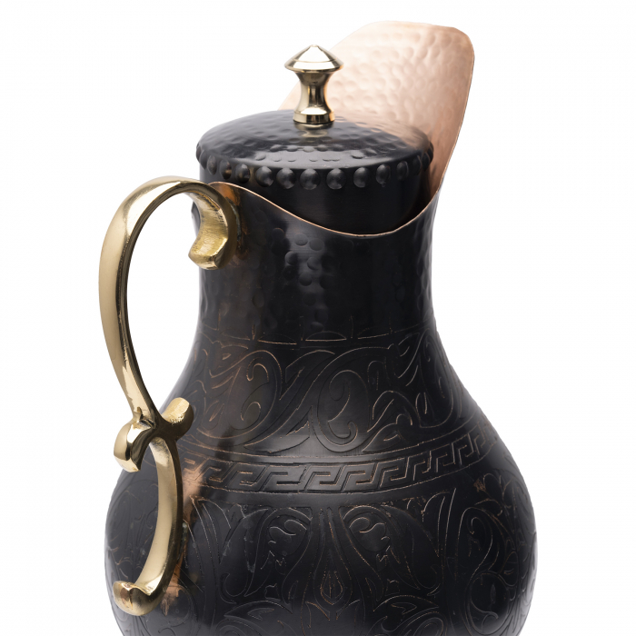 Carafa din cupru Bull Jug Antique [5]