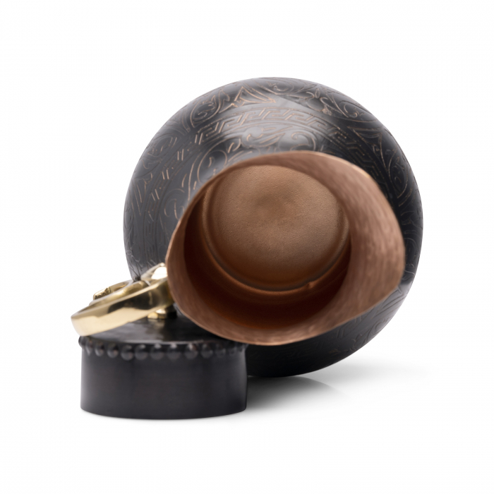 Carafa din cupru Bull Jug Antique [6]