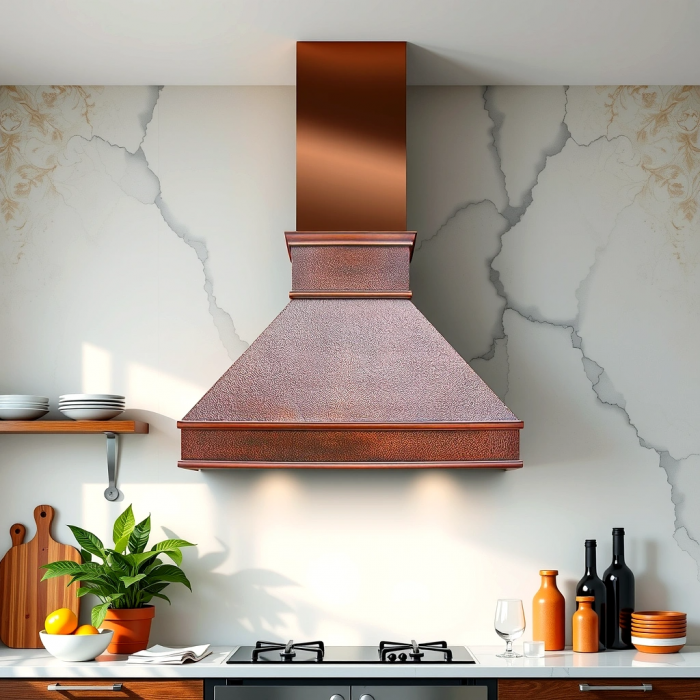 Hota decorativa din cupru Rustic [2]