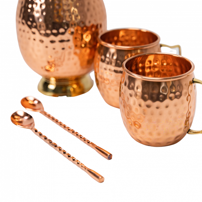 Carafe package Aladin + Set of 2 Oldschool mugs + 2 teaspoons [3]